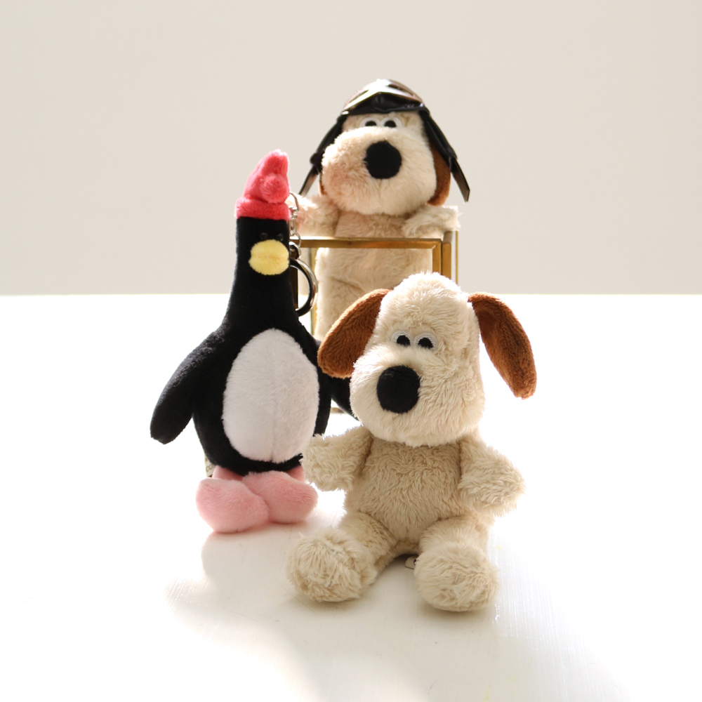 ウォレスとグルミット ぬいぐるみセット　フェザーマッグロウ　ひつじのショーン ウォレスとグルミット ぬいぐるみセット フェザーマッグロウ